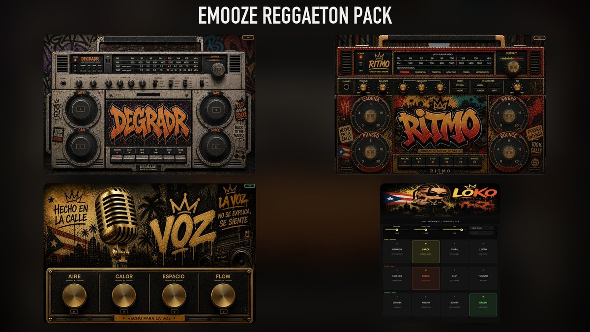 Emooze Reggaeton VST plugins